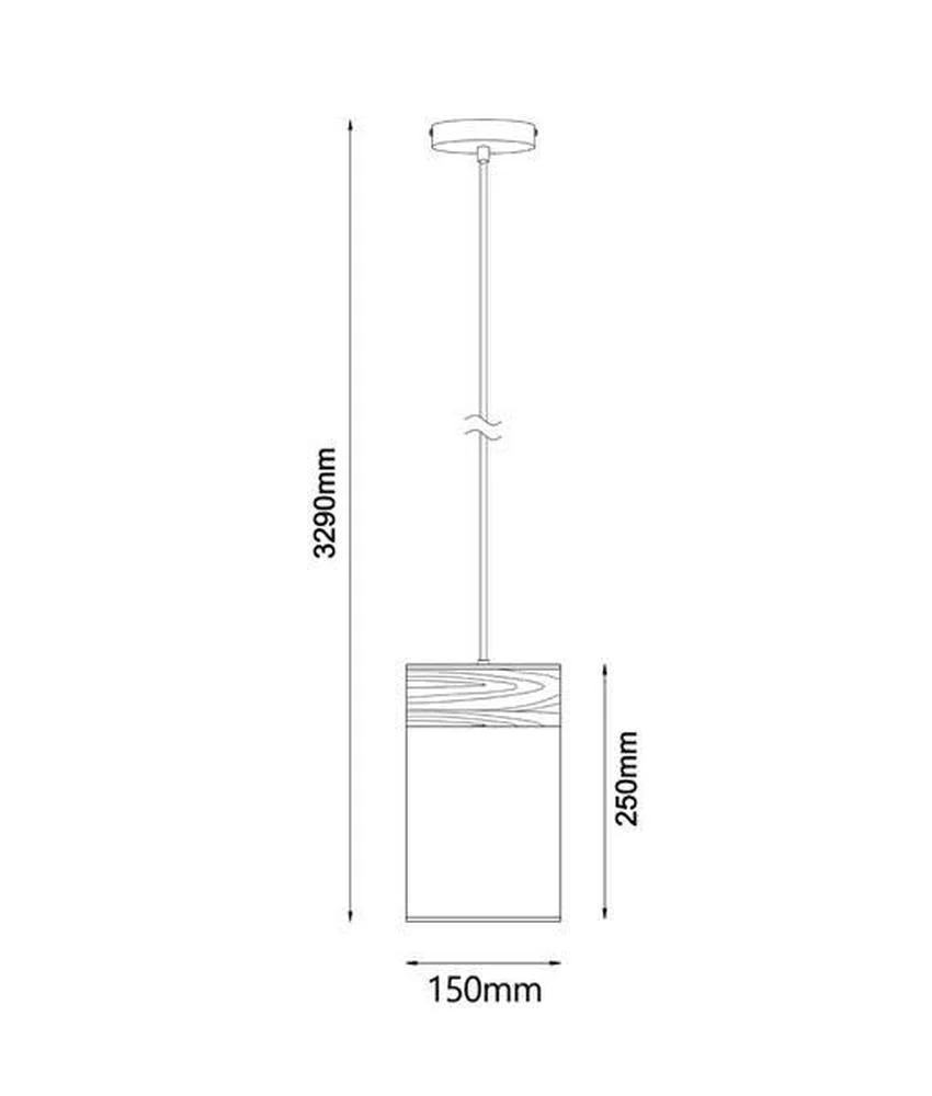 CLA TAMBURA-S - 1 Light Pendant