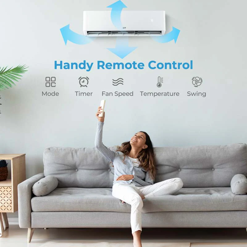 Eletriclife 36000 BTU 4 Zone 21.5 SEER2 Mini Split AC with Heat Pump