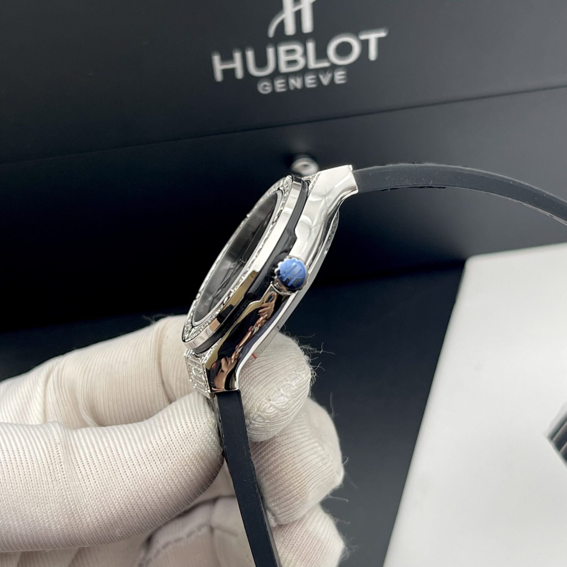 Hublot Classic Fusion Replica Watches Womens Black Dial HB Factory 33mm - Top club