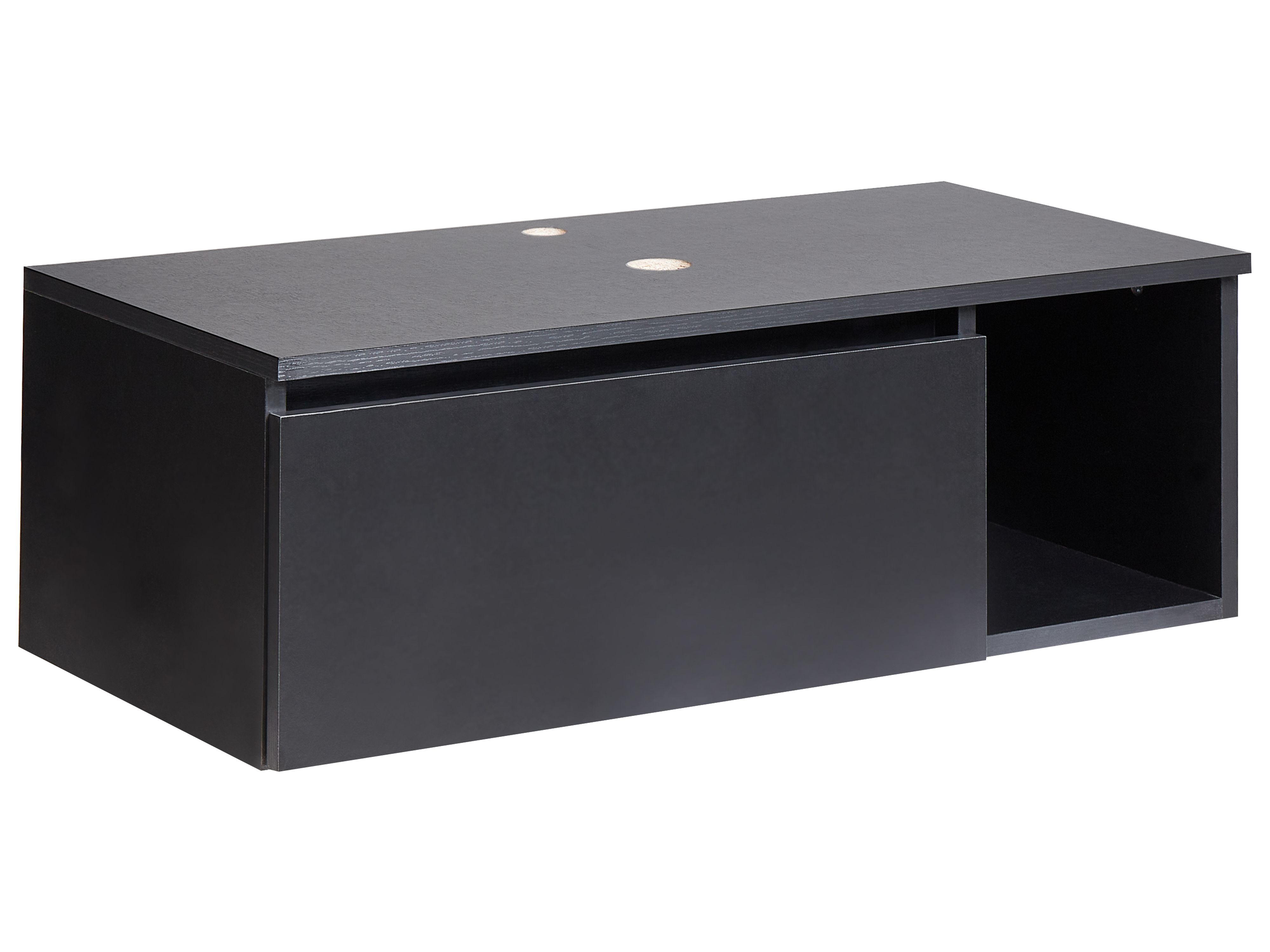 Wall Mounted Vanity Unit RUPANCO 80 cm Black