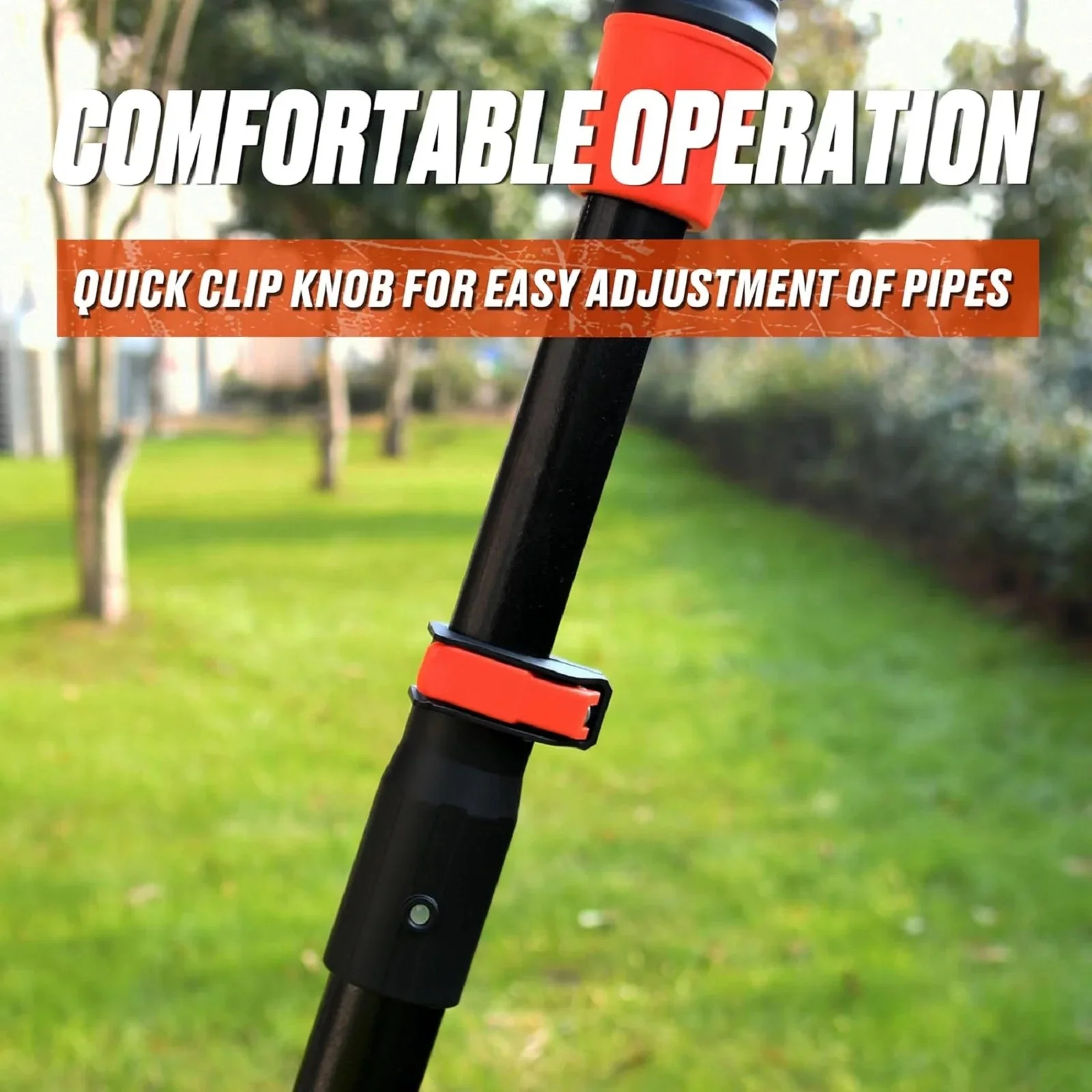 SENIX Cordless Pole Hedge Trimmer, 20 Volt Max, 18-Inch Cutting, 21-Inch Blade - HTPX2-M - Image 3 SENIX Cordless Pole Hedge Trimmer, 20 Volt Max, 18-Inch Cutting, 21-Inch Blade - HTPX2-M - Image 3
