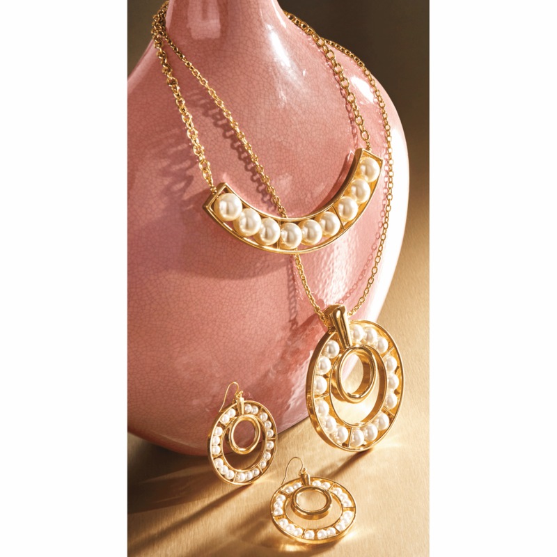 Framed Faux-Pearl Jewelry Collection - MIDNIGHT VELVET CATALOG