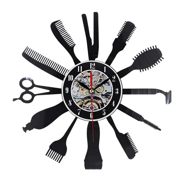 Hair Beauty Salon Wall Clock