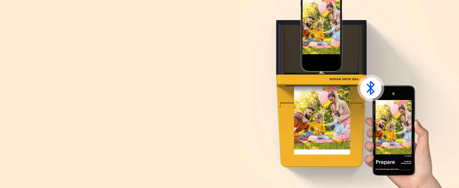 Imprimez vos photos directement depuis votre téléphone via Bluetooth