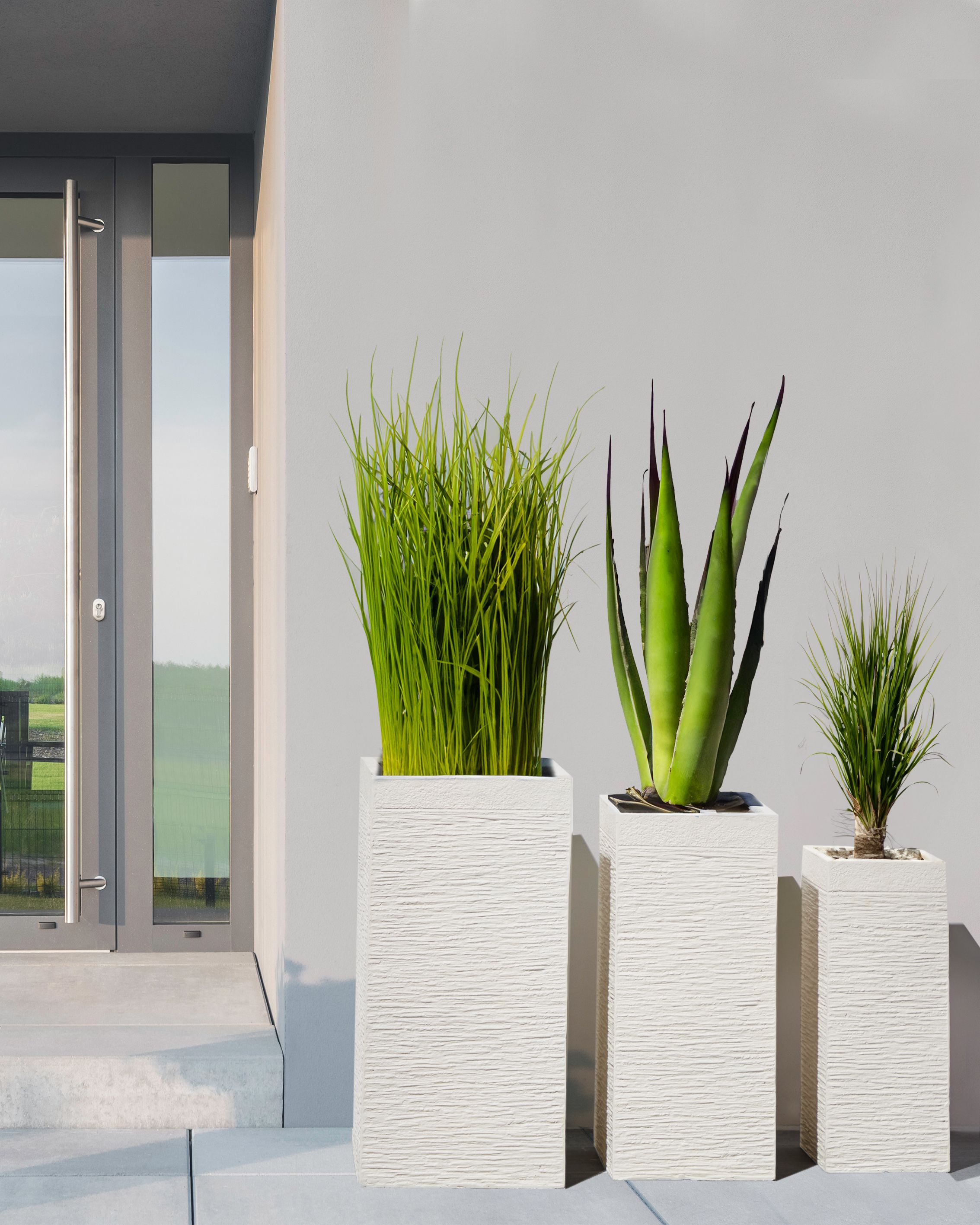 Plant Pot DION 40 cm Light Beige