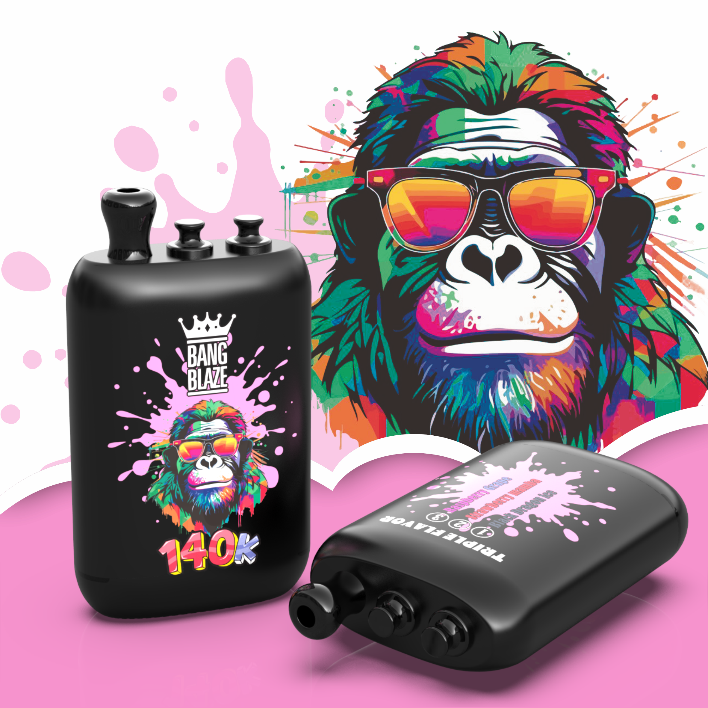BANG BLAZE140K-DSK065-3 in 1 Disposable Vape