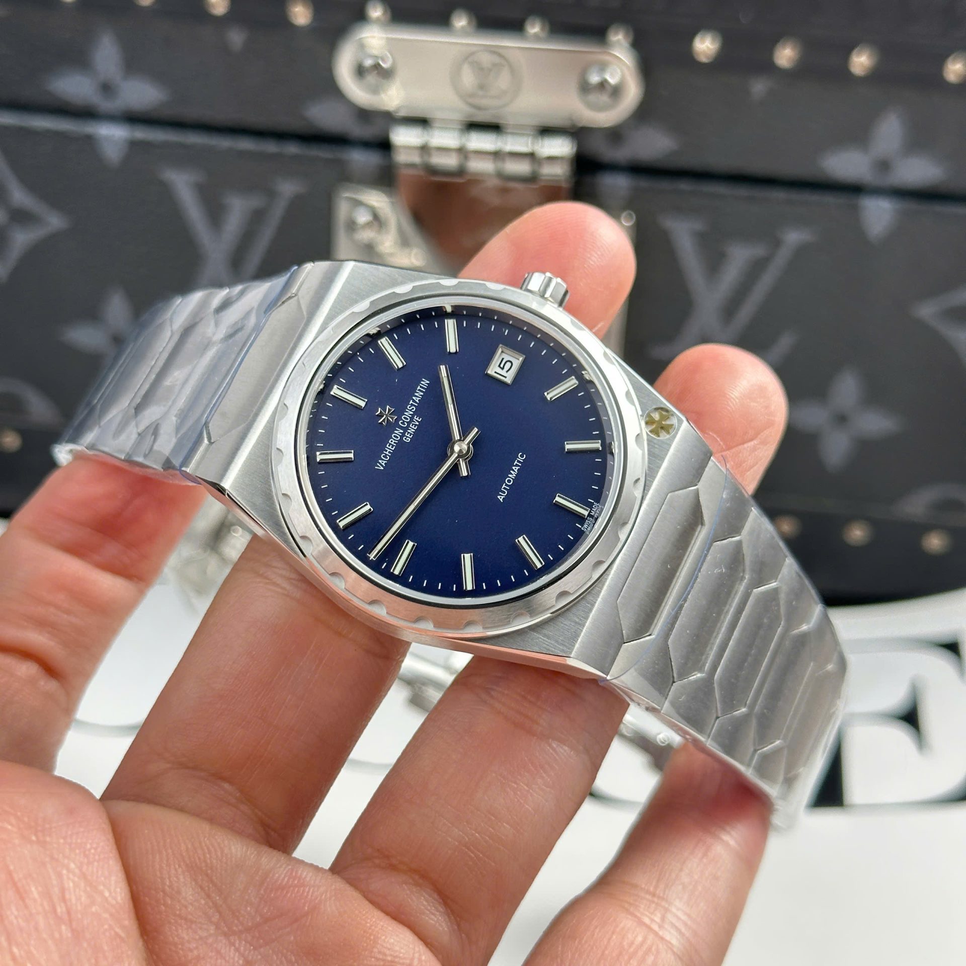 Vacheron Constantin Replica Watch Historiques 222 Blue Dial 8F Factory 37mm - Top club