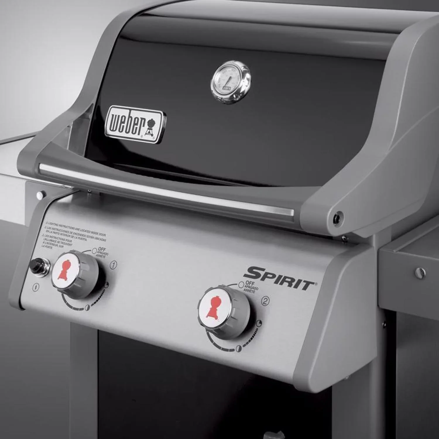 Weber 2 Burner Liquid Propane Grill, Black - Spirit E-210 - Image 7 Weber 2 Burner Liquid Propane Grill, Black - Spirit E-210 - Image 7