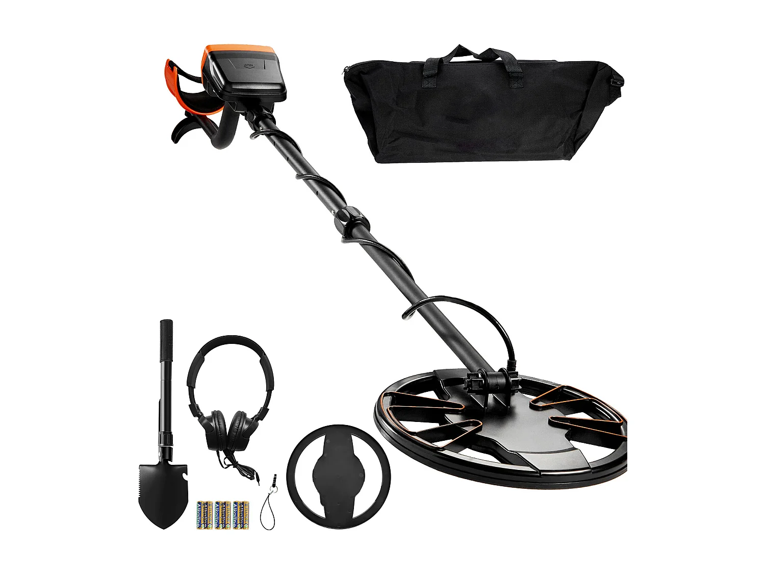 Détecteur de Métaux SucceBuy, 10 » IP68 Waterproof, Détecteur d'Or Professionnel pour Adultes, Noir