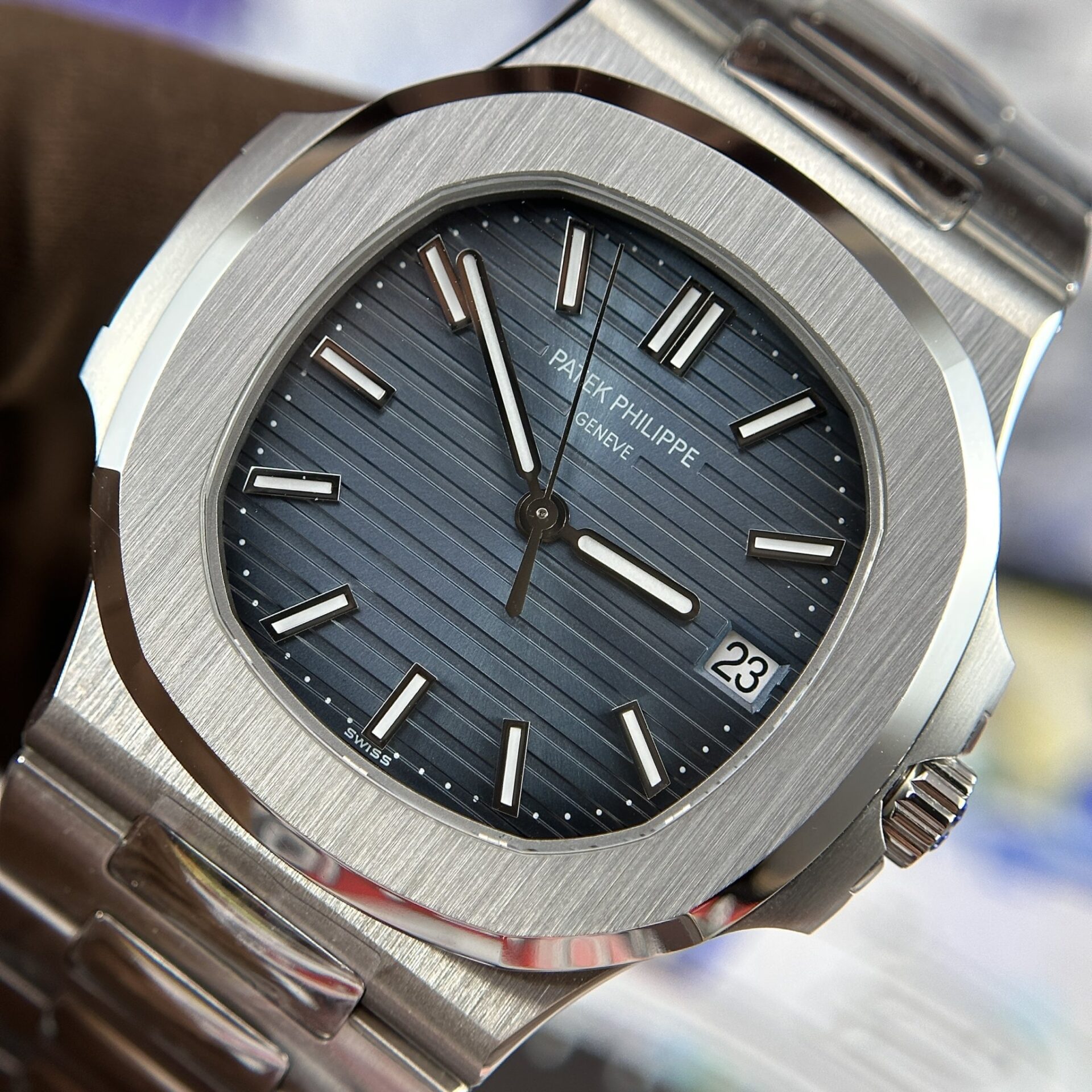 Patek Philippe Nautilus 5711 Blue Dial Replica 1:1 Watch 3K Factory 40mm - Top club