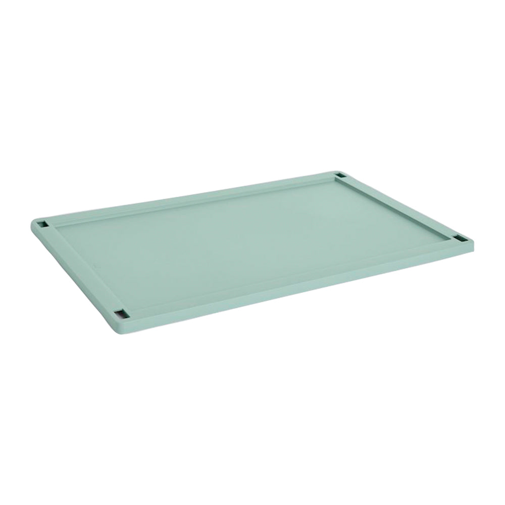 HAY Colour Crates Krat Deksel L - Rechthoekig - Sage Groen