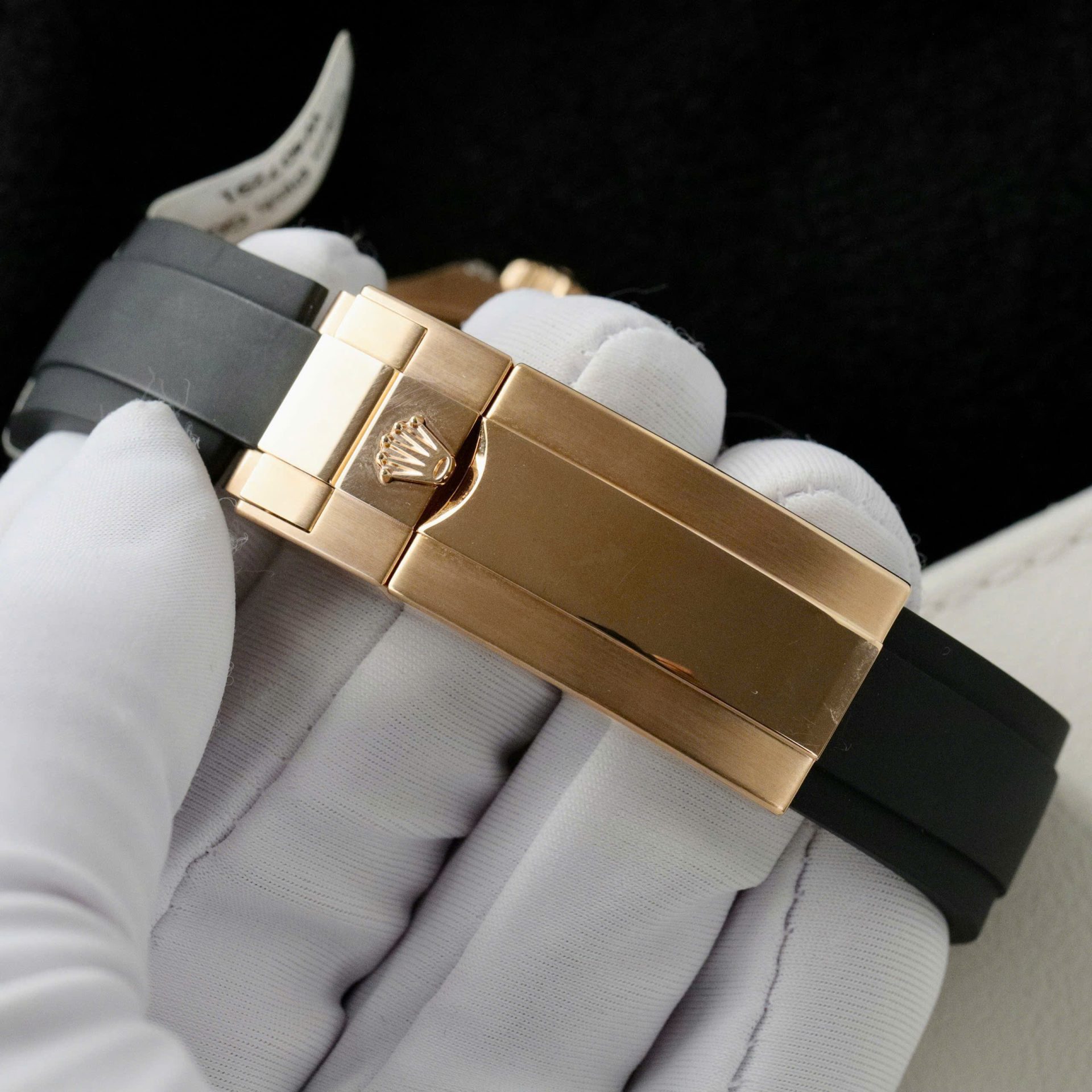 Rolex Yacht-Master Replica Watches Gold Wrapped + Moissanite Diamonds Hong Kong 40mm - Elite Watch Atelier