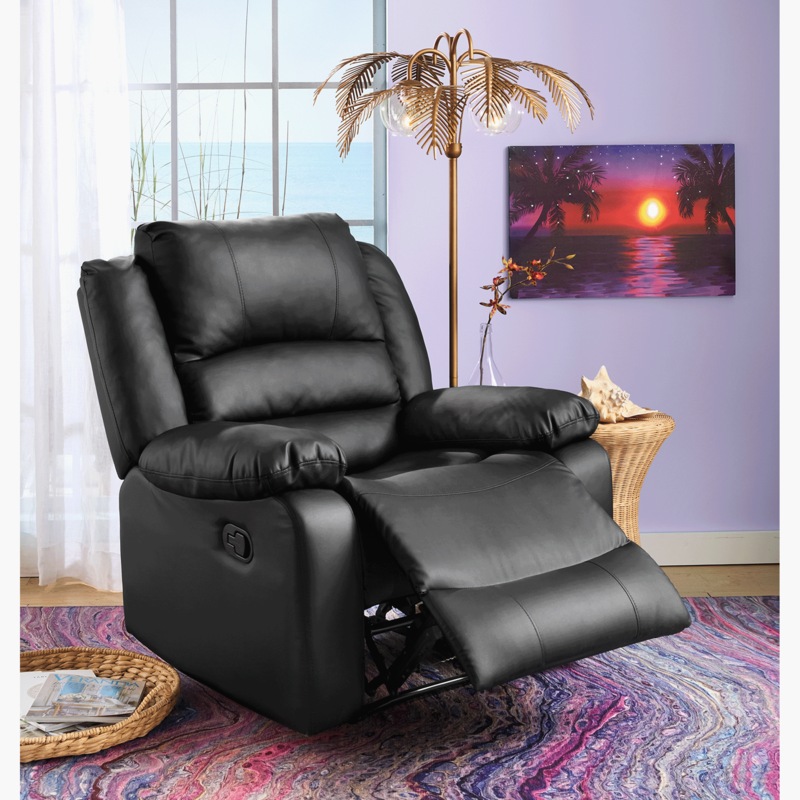 Overstuffed Plush Comfort Recliner Chair - MIDNIGHT VELVET CATALOG
