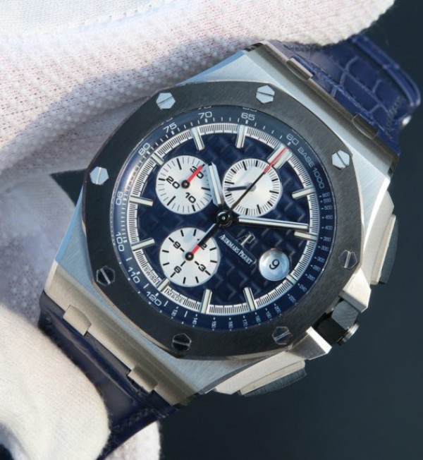 Replica Audemars Piguet JF Royal Oak Offshore 26400 Blue Dial A3126 - Elite Watch Atelier
