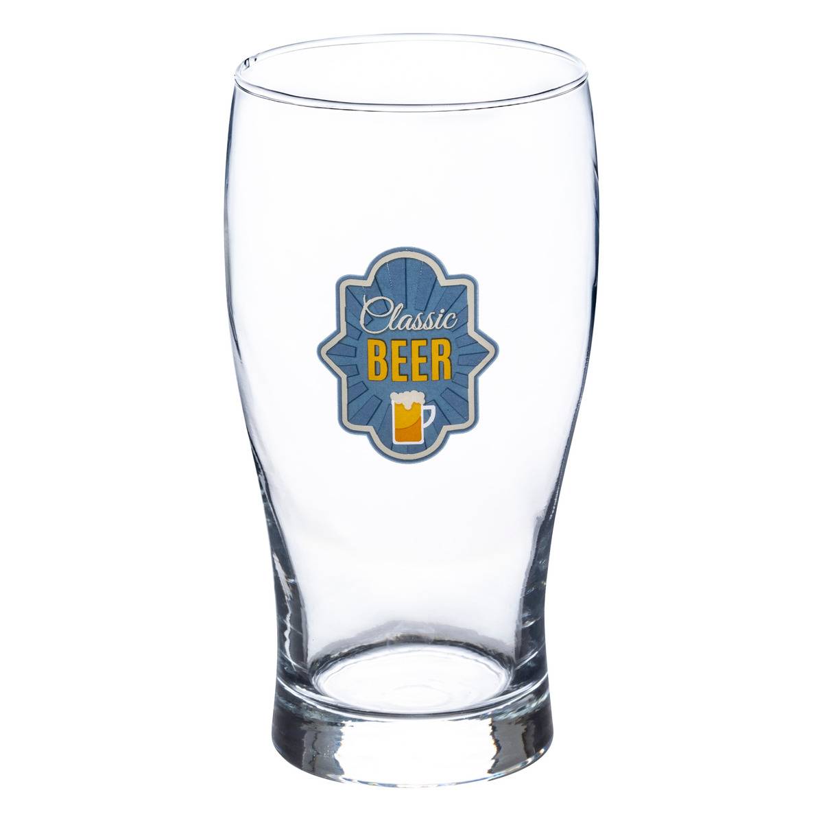 Beer glass "Authentic" 600 ml, Transparent