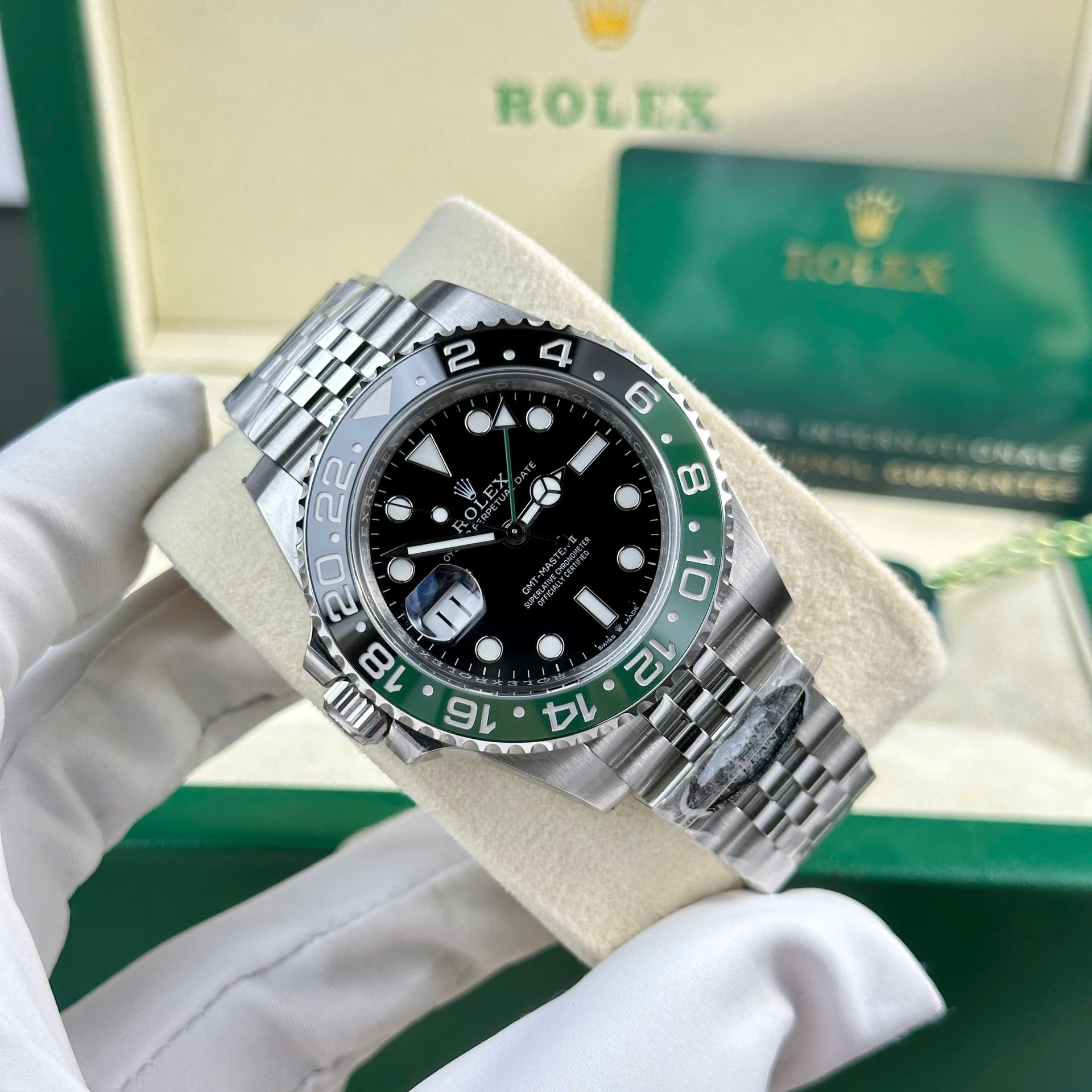 Rolex Replica Watch GMT-Master II 126720VTNR Sprite Clean Factory 40mm - Elite Watch Atelier
