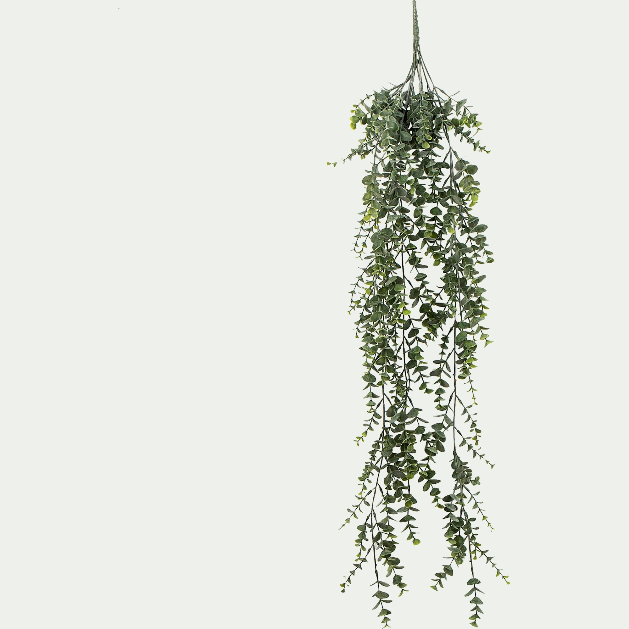 VALYPTUS - Plante eucalyptus artificielle tombante à suspendre - vert L78cm