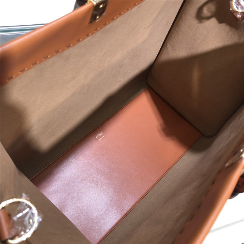 fendi sunshine tote brown - Replicaclubs