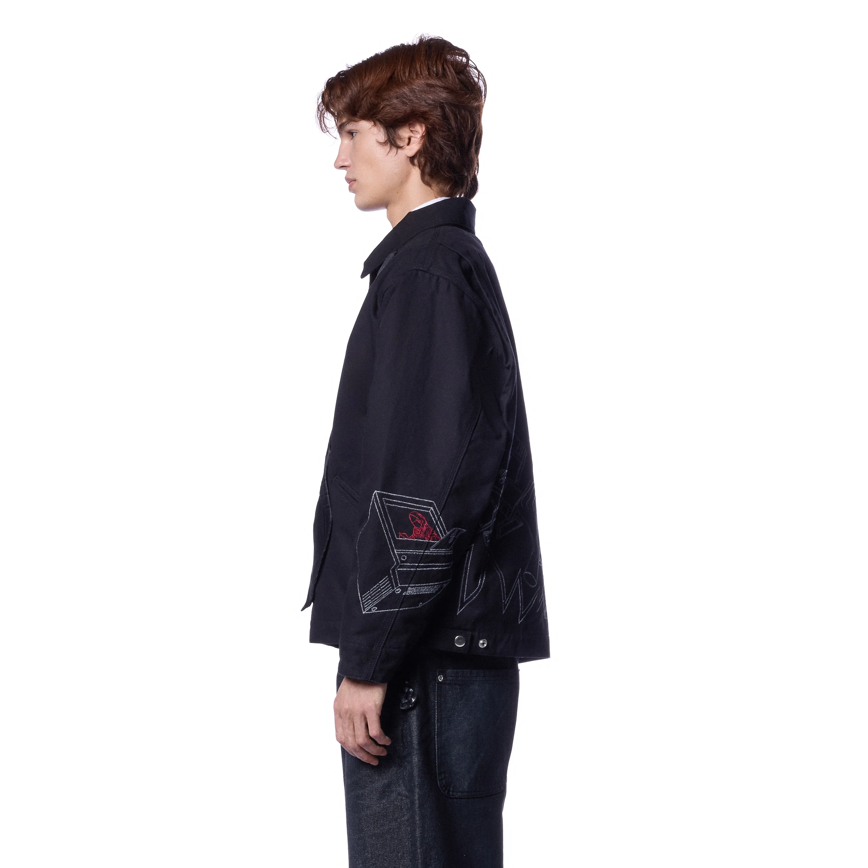 "wall street" denim Jacket