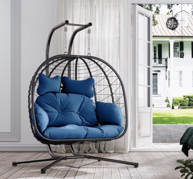 Double hanging chair - 700 lbs weight capacity