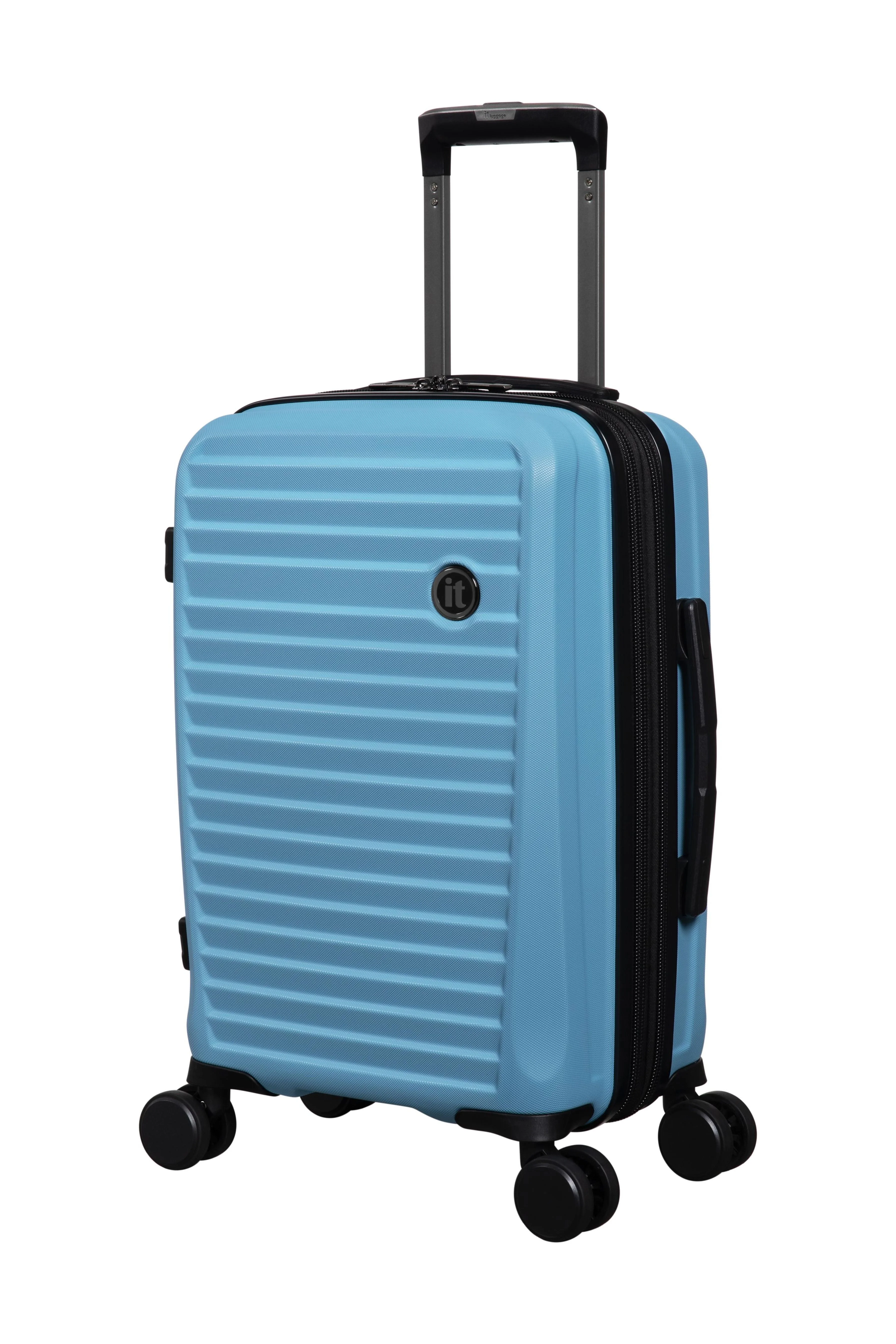 it luggage Sensational 2 Piece Hardside 8 Wheel Expandable Spinner Set, Air Blue