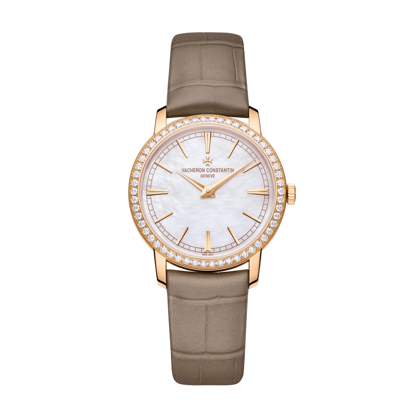 Replica Watches Fake Vacheron Constantin Traditionnelle manual-winding 33 MM PINK GOLD(1:1 replica) - Elite Watch Atelier