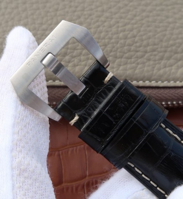 Replica Panerai ZF PAM1392 Black Dial Black Leather Strap P9010 - Top club
