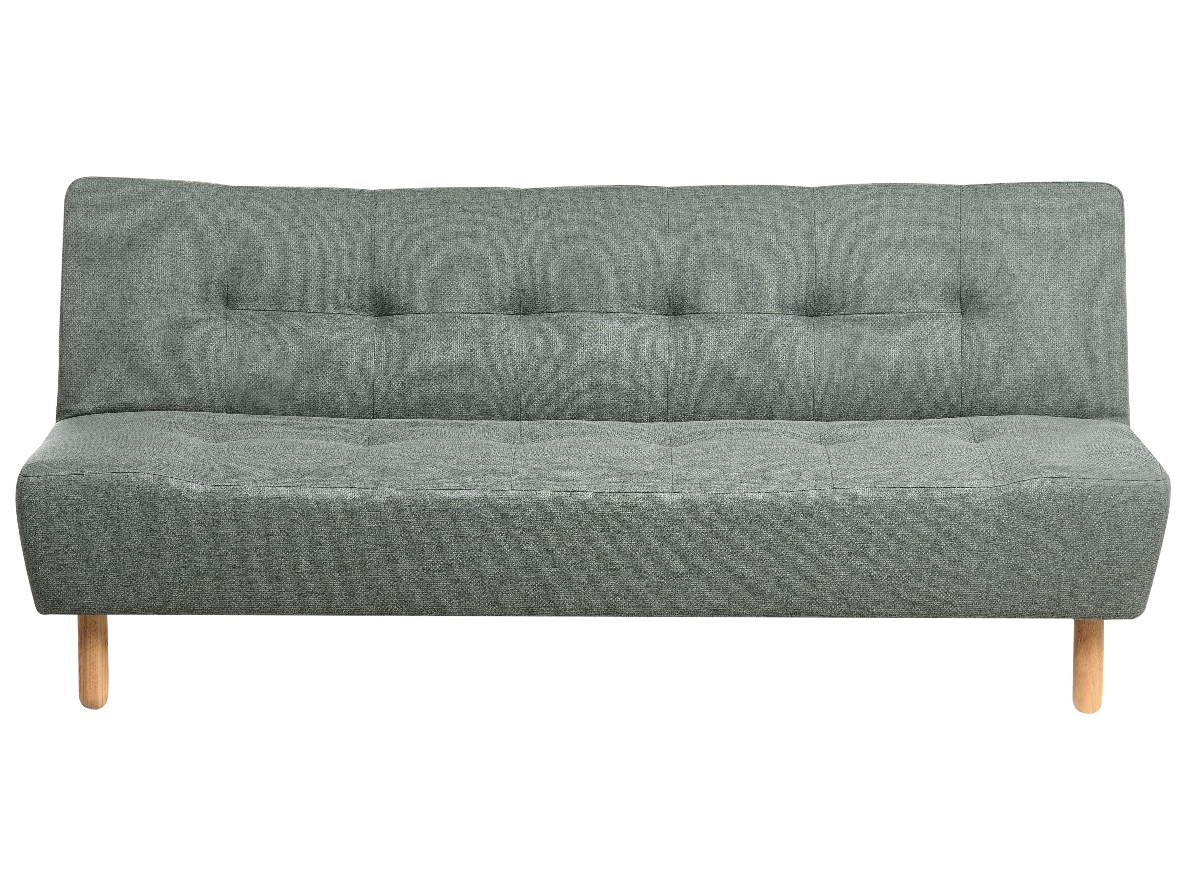 Sofa Bed 3 Seater ALSTEN Fabric Green