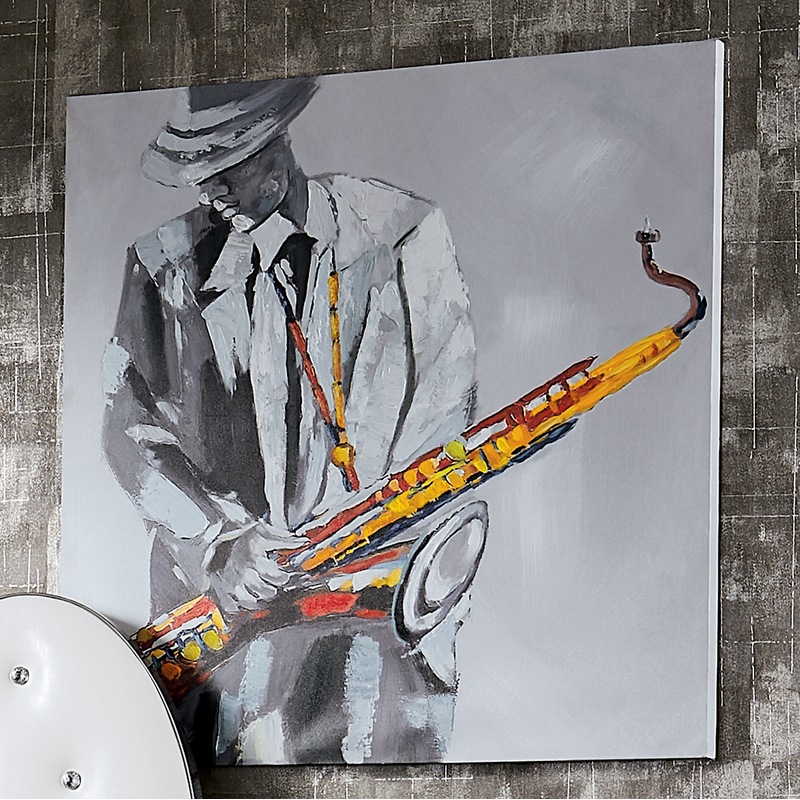 Jazz Man Canvas - MIDNIGHT VELVET CATALOG