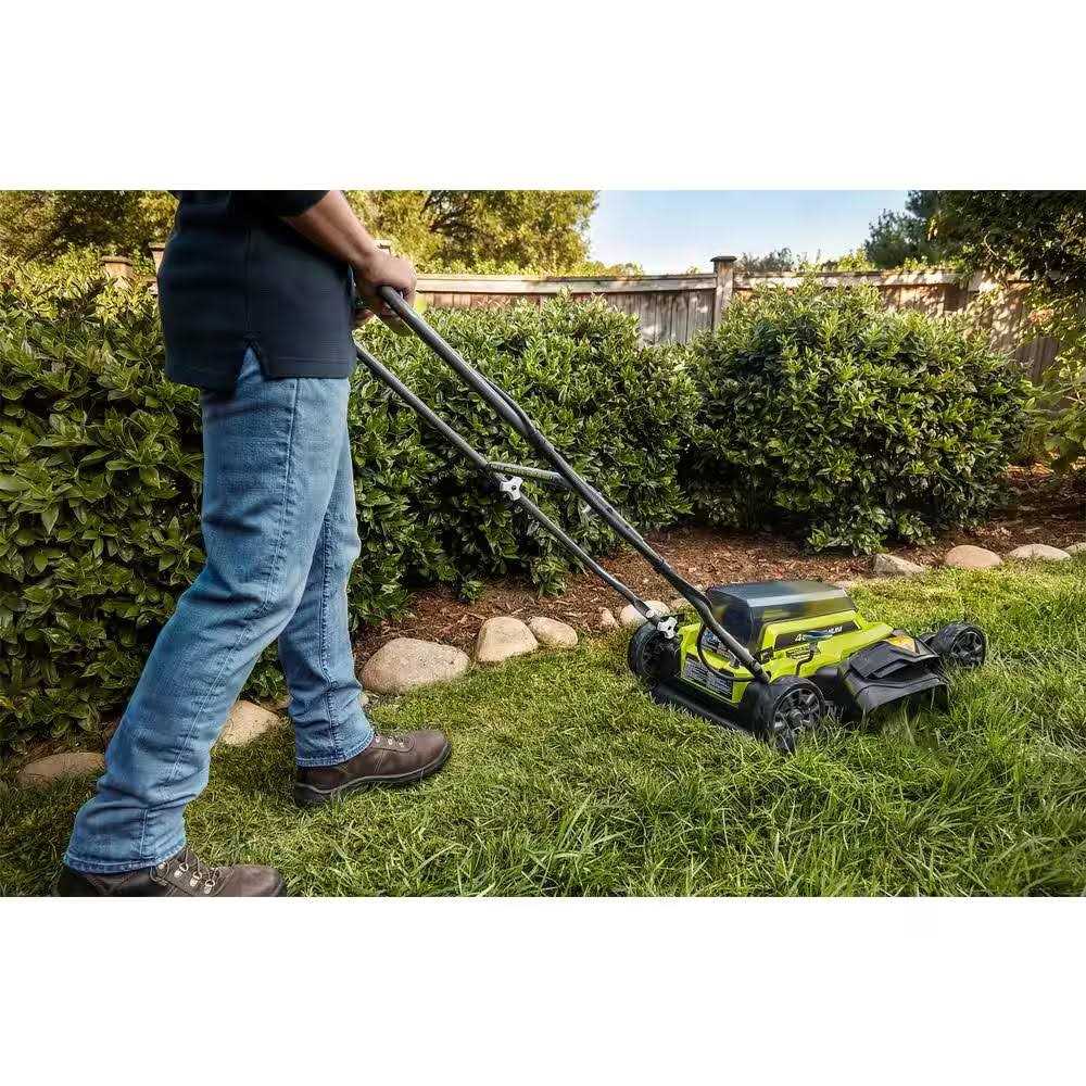RYOBI 40V 18 in 2-in-1 Cordless Walk-Behind Push Lawn Mower - Image 2 RYOBI 40V 18 in 2-in-1 Cordless Walk-Behind Push Lawn Mower - Image 2