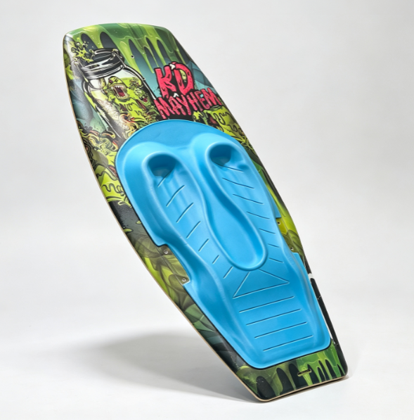 Wake Kneeboard Durable Fiberglass EPS Core Soft TPU Foot Pad Kneel Board for Beach Water Game