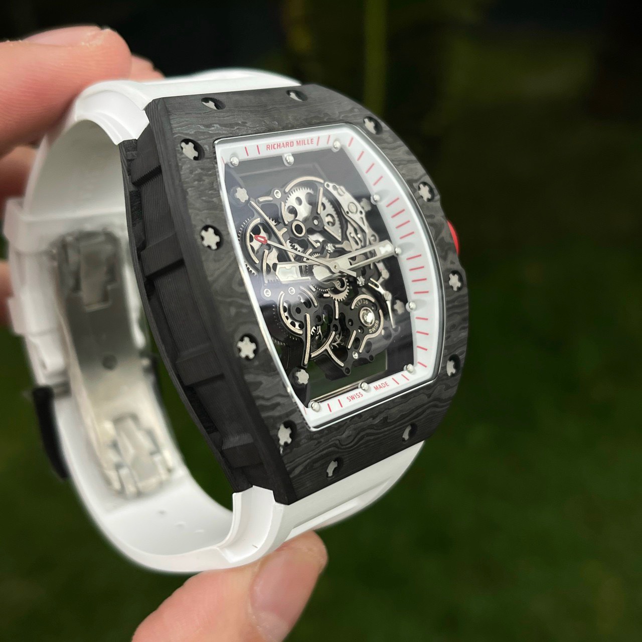 Richard Mille RM055 Bubba Watson Carbon Replica 1:1 Watch BBR 45mm - Top club