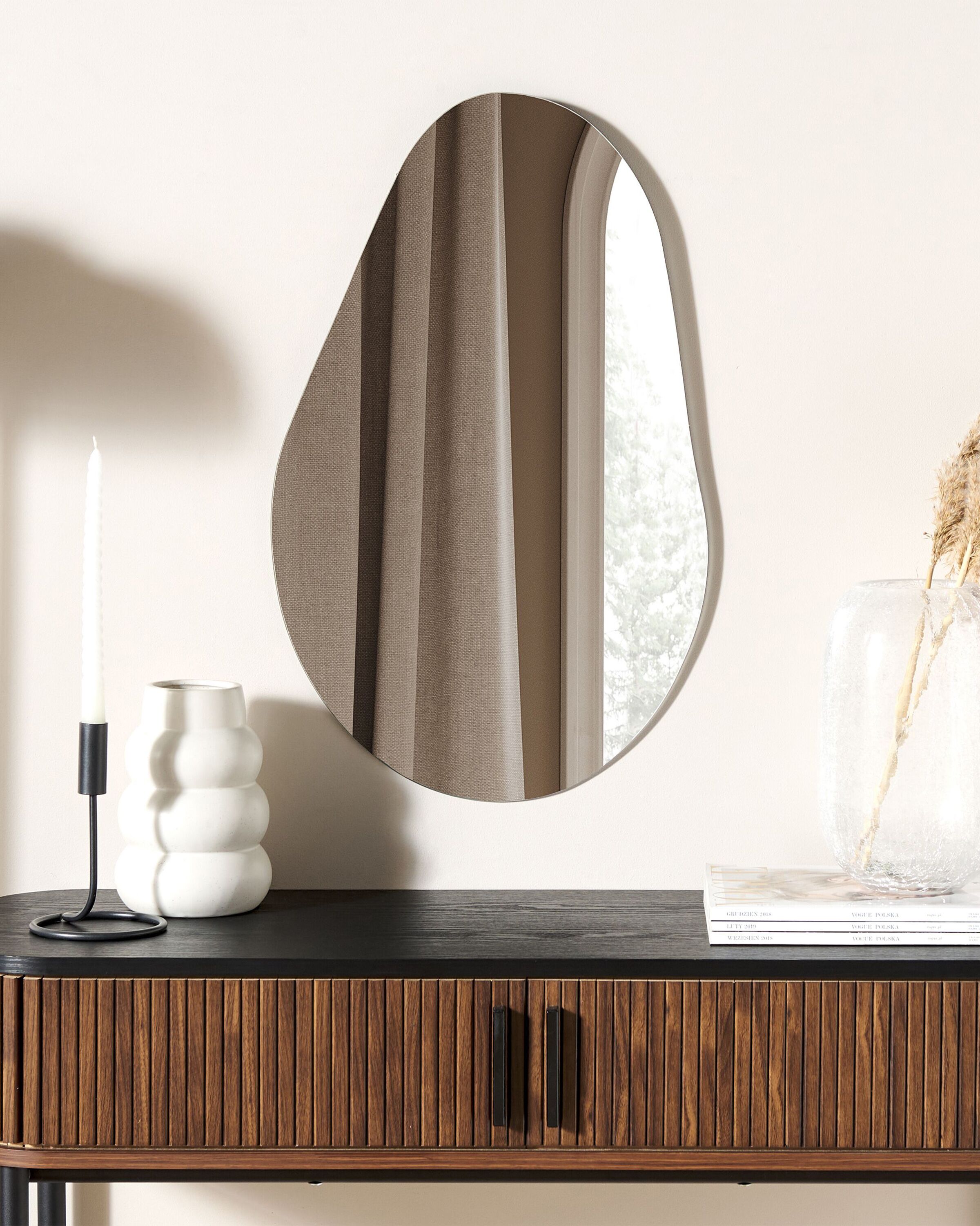Wall Mirror AUBAGNE 40 cm 65 cm Silver