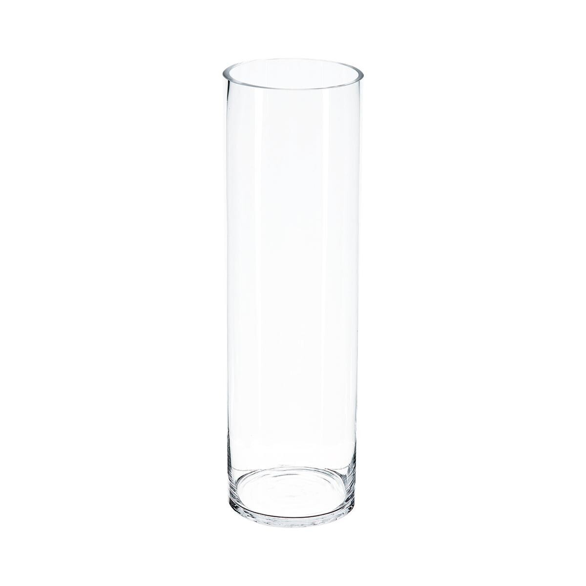 Cylinder vase, glass H.50 cm