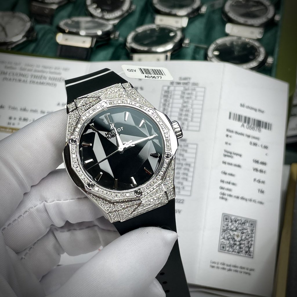 Hublot Replica 1:1 Watch Orlinski Titanium With Natural Diamonds 40mm - Elite Watch Atelier