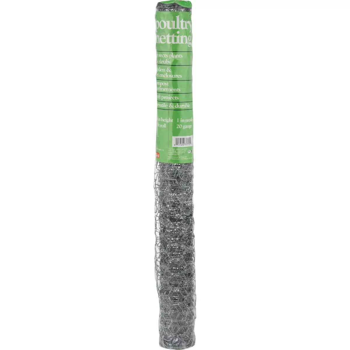 1 In. x 36 In. H. x 10 Ft. L. Hexagonal Wire Poultry Netting