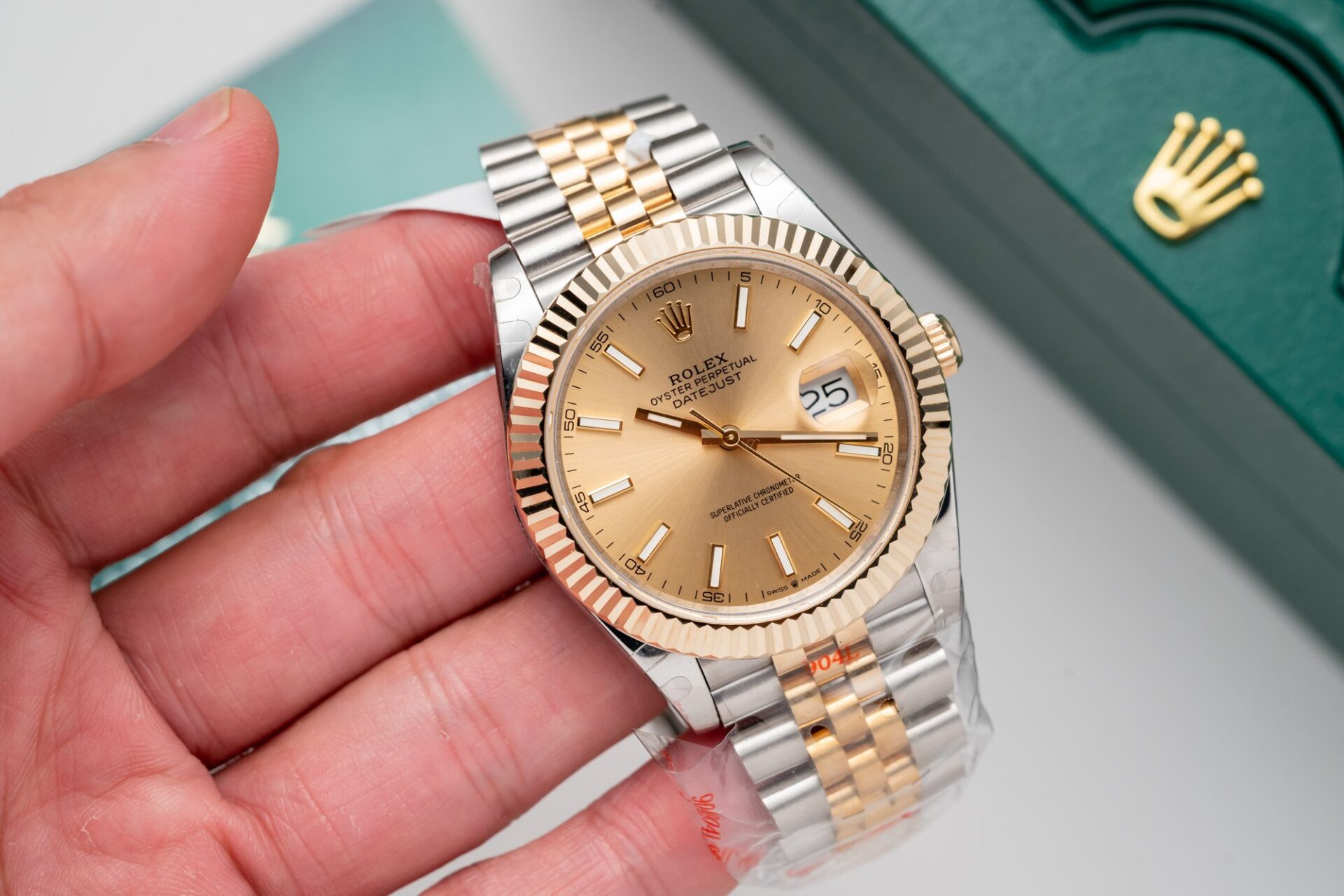 Rolex DateJust Replica Watch Jubilee Strap Gold Wrapped GM Factory 41mm - Top club