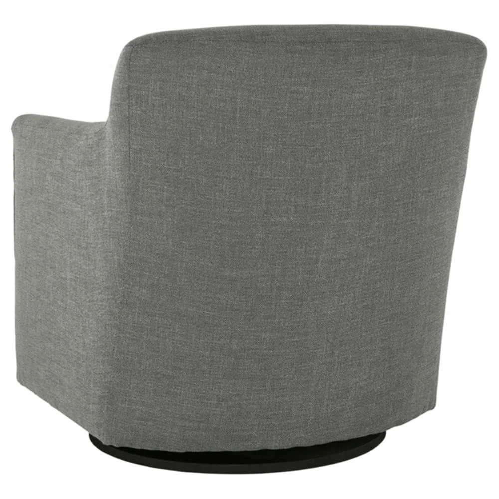 Signature Design by Ashley Bradney Beige Swivel Accent Chair - Image 9