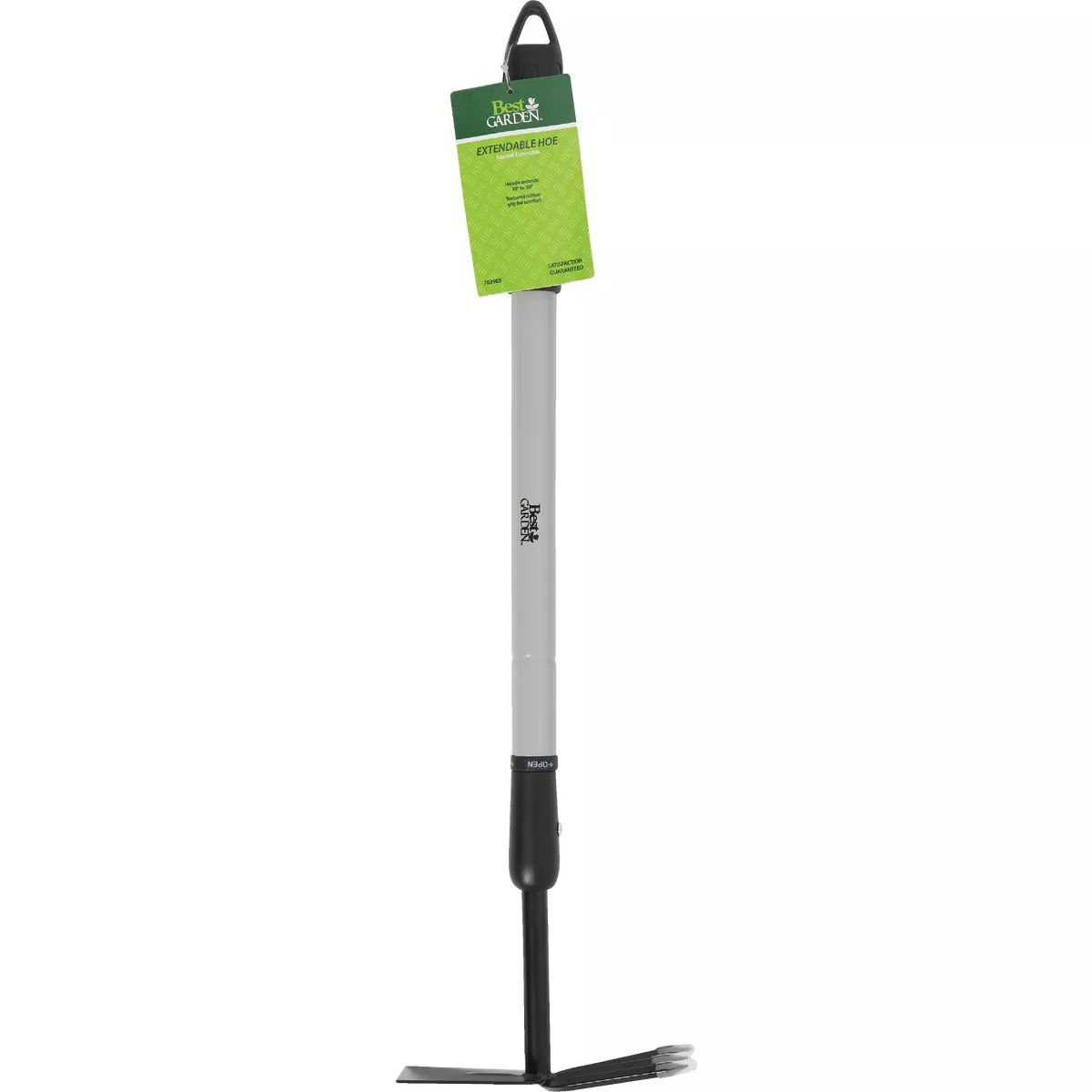 Best Garden 18 In. To 32 In. Extendable Steel Handle Hoe