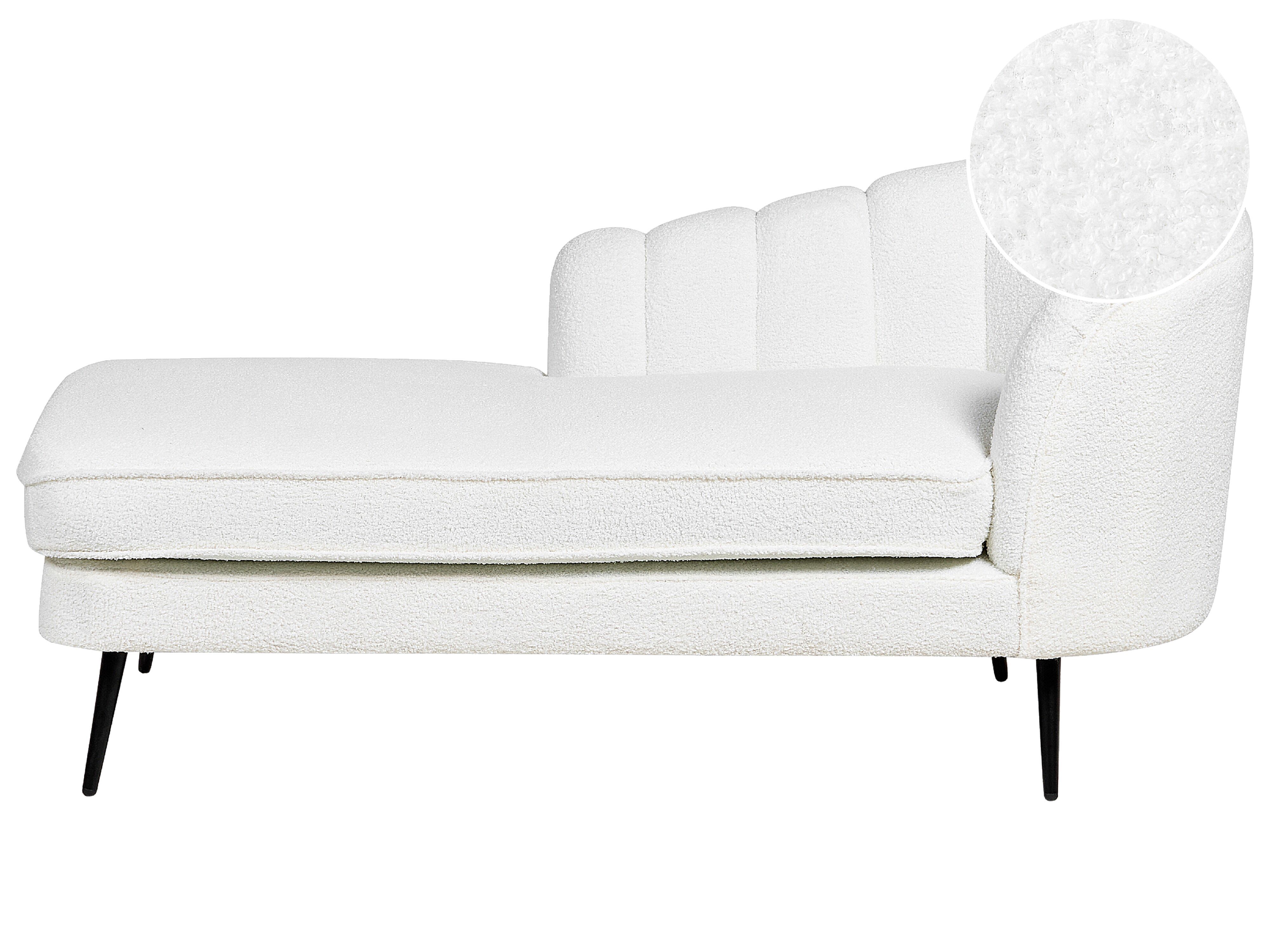 Right-Hand Chaise Lounge ALLIER Boucle Off-White