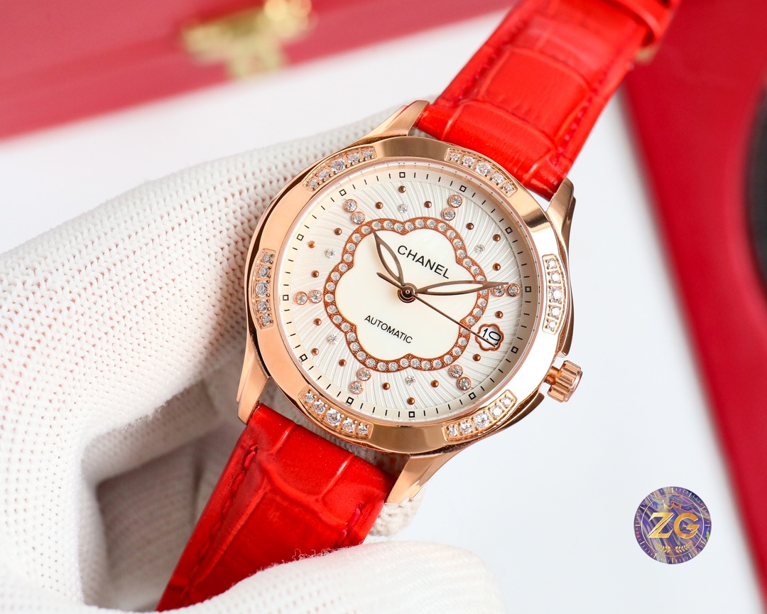 CHANEL Fine Women's Watch Diameter 35mm - Red(1:1 replica) - Top club