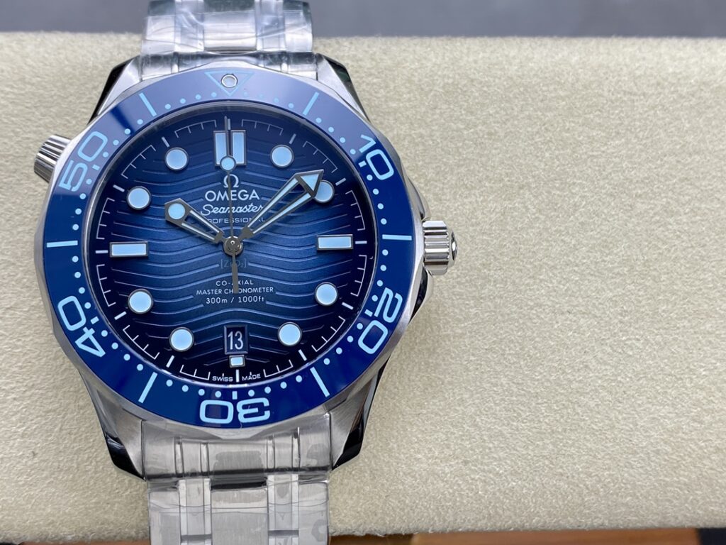Omega Replica 1:1 Watch Seamaster 75th Anniversary Summer Blue 42mm - Elite Watch Atelier