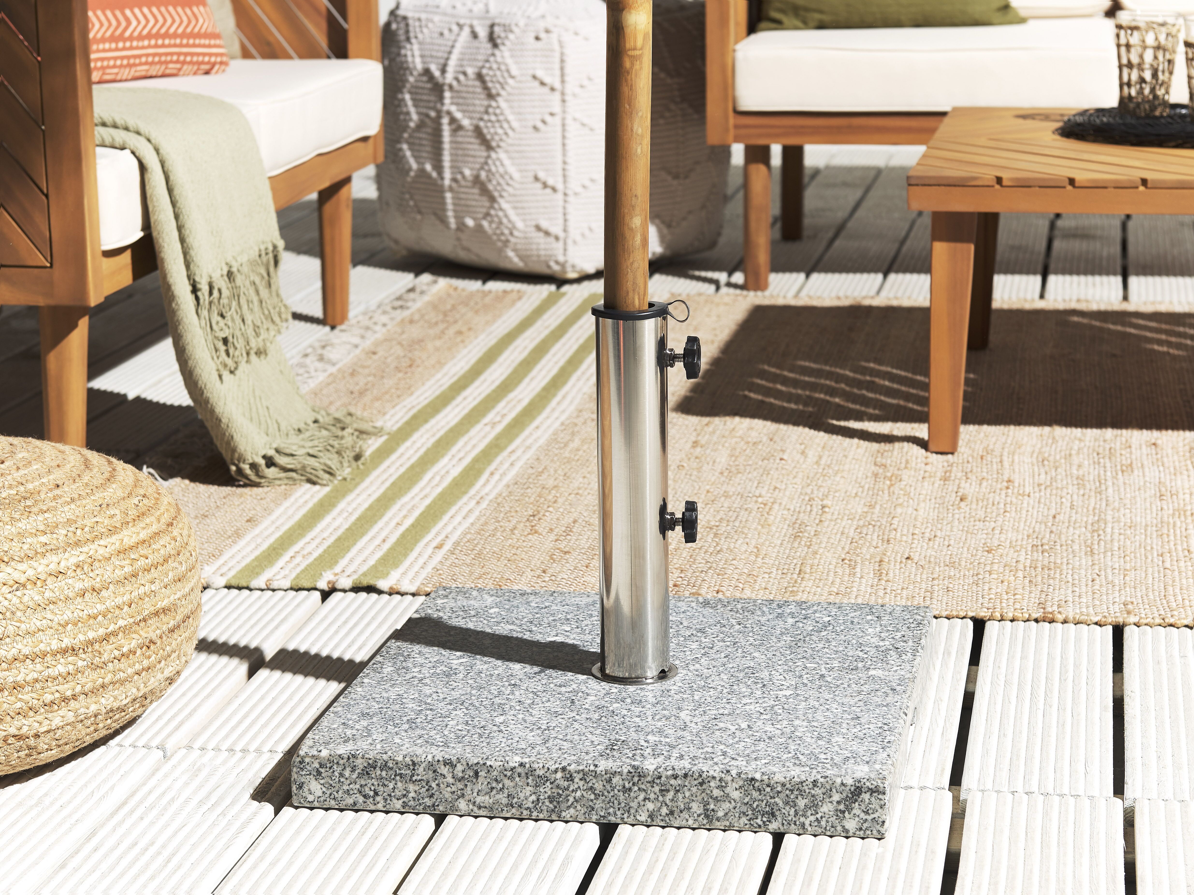 Parasol Base CEGGIA Grey Square 25 kg