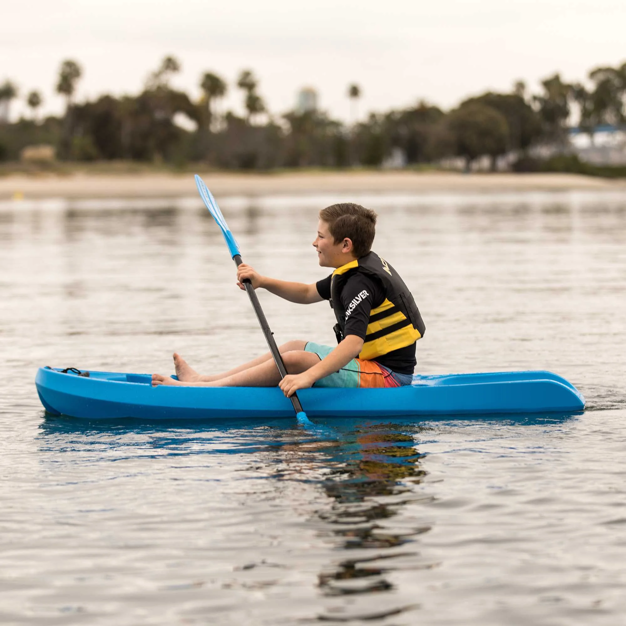 Lifetime Recruit 6.5 ft Youth Sit-on-Top Kayak, Lime Green (90765) - Image 25