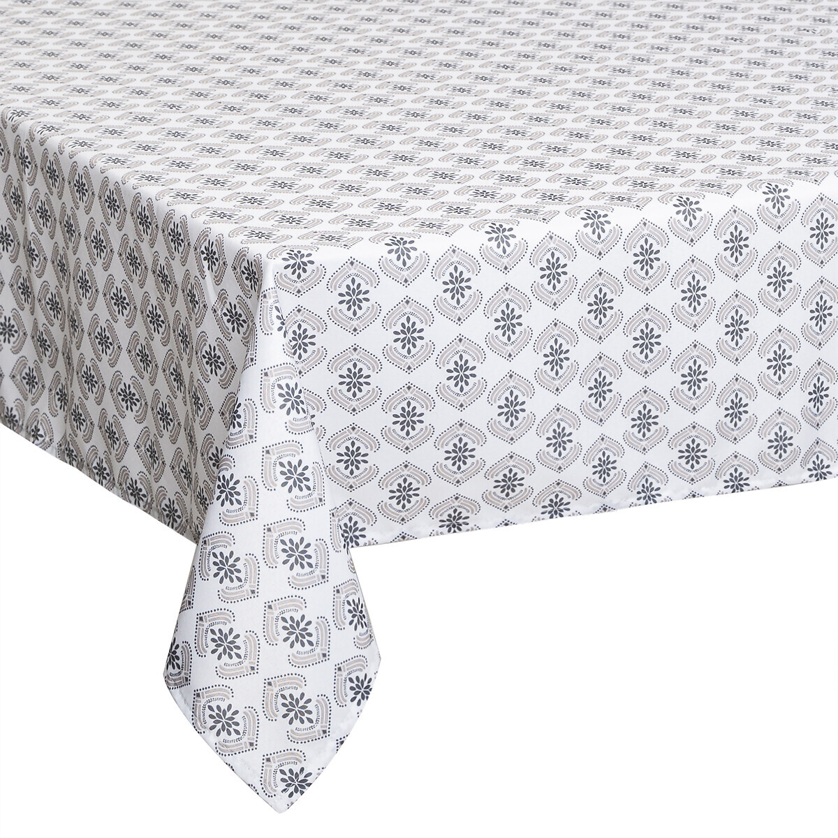 Tablecloth stain resistant "Hindi" Grey 2, 140x240 cm