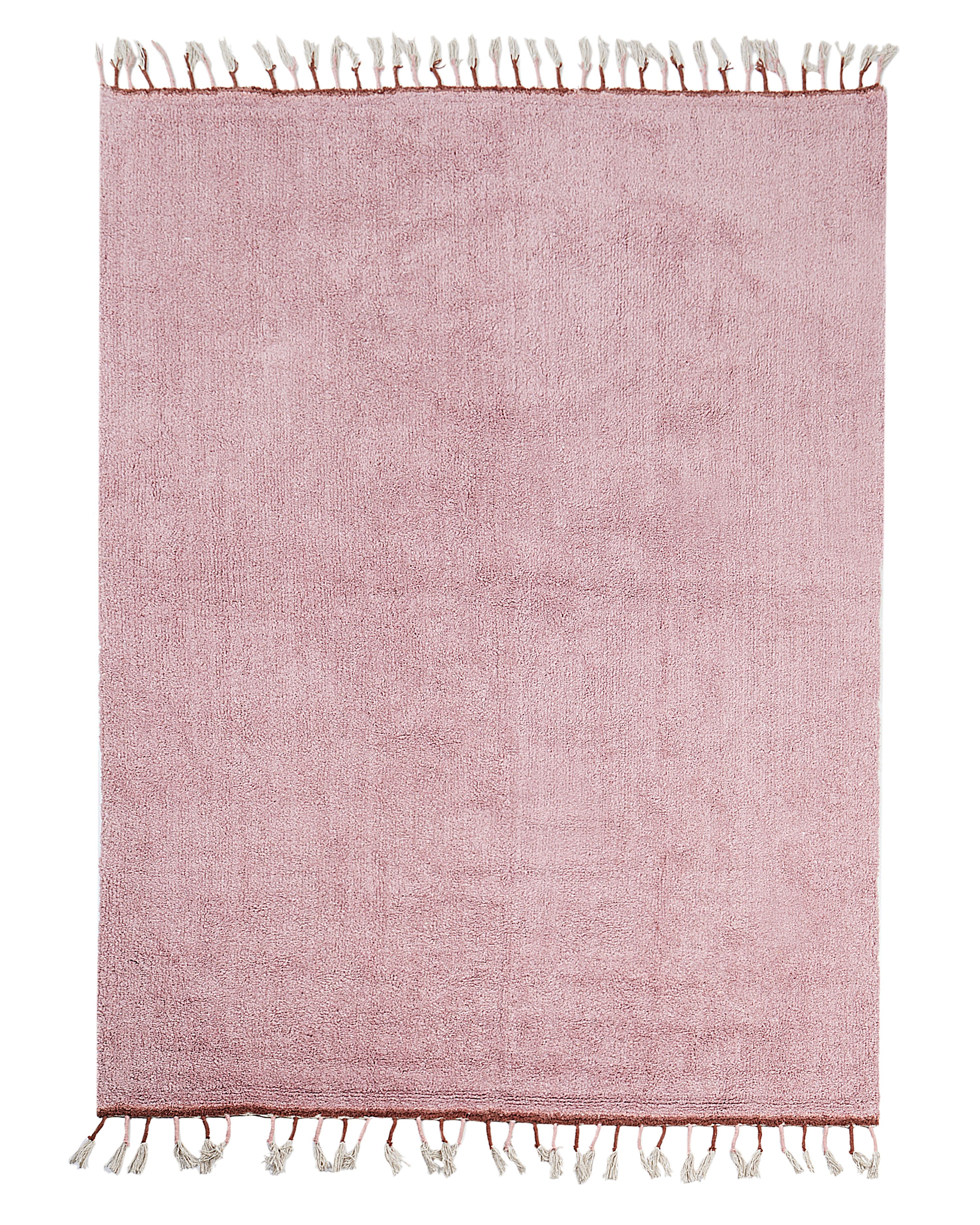 Kids Rug CAPARLI Pink 140 x 200 cm Cotton