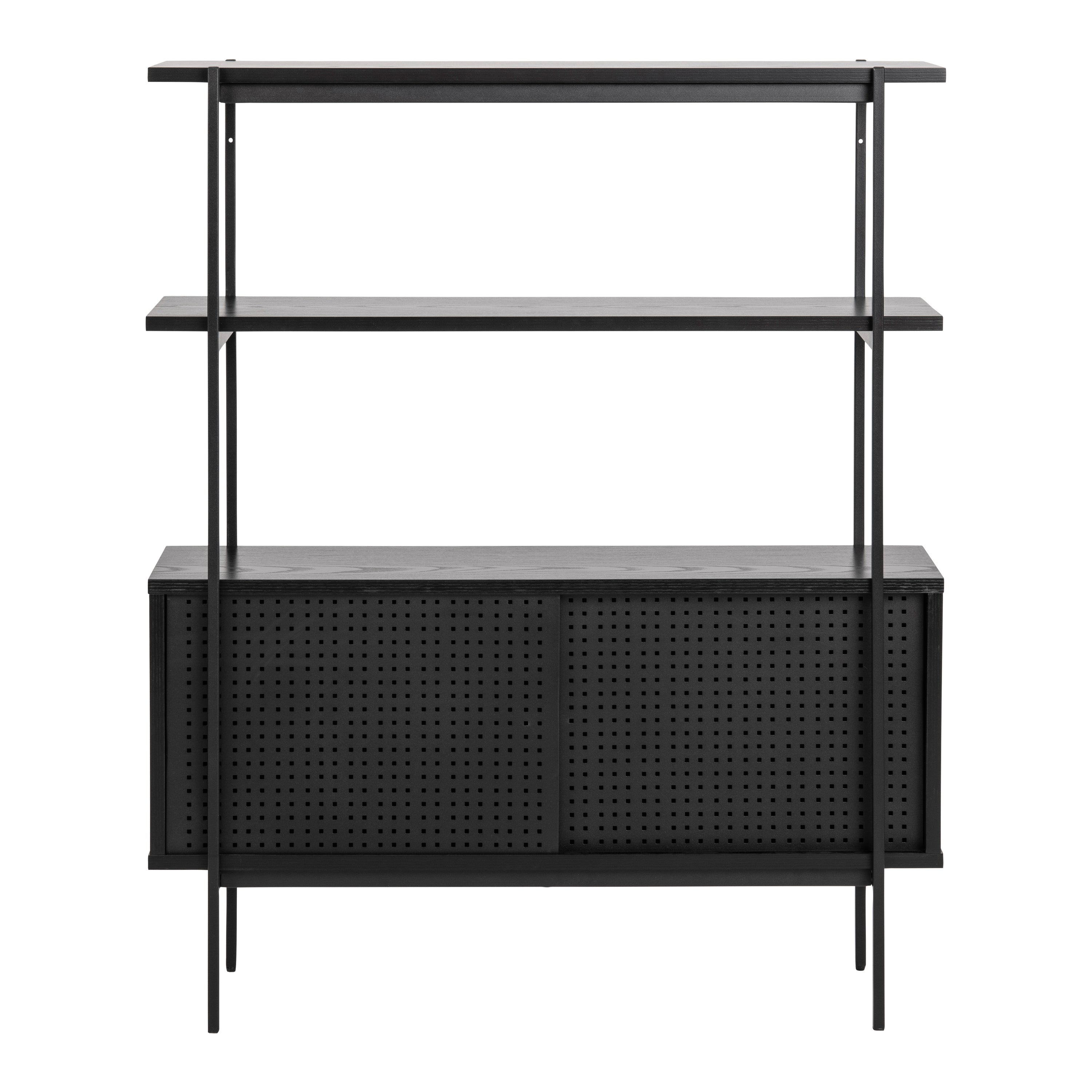 Blokker basic Sleek Wandkast - Ash Black