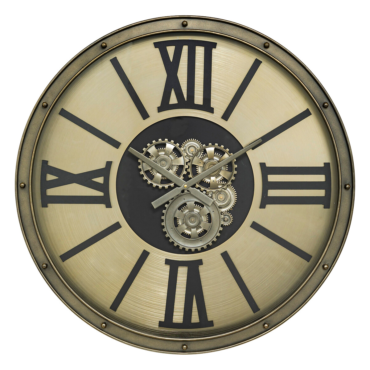 Clock "Parker" Silver, D. 80 cm