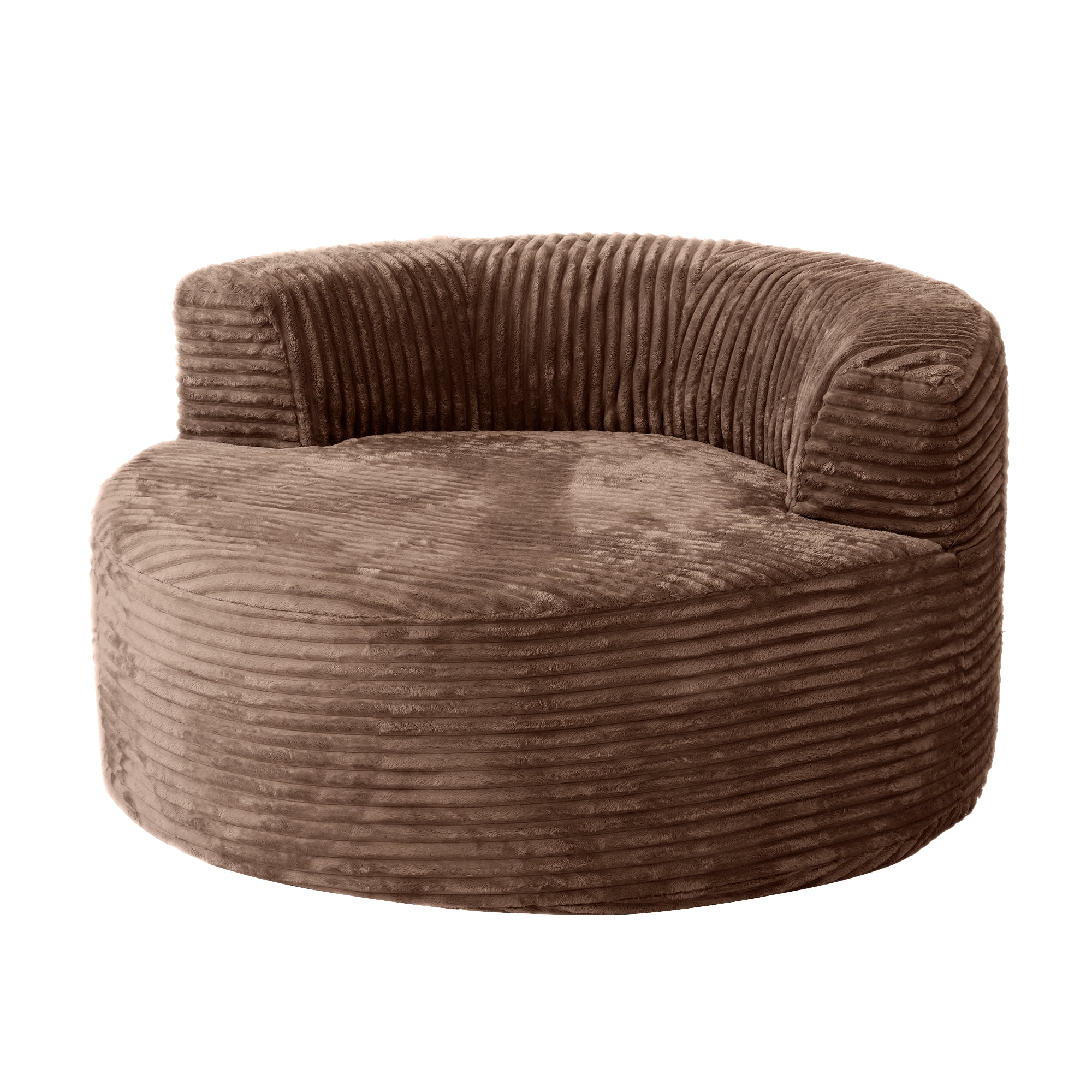 Sodrens Oversized Chaise Lounge Chair Indoor,Upholstered Sofa Bed with Throw Pillows and Armrests,Sleeper Chair for Living Room,Bedroom,Brown,Corduroy - Image 88