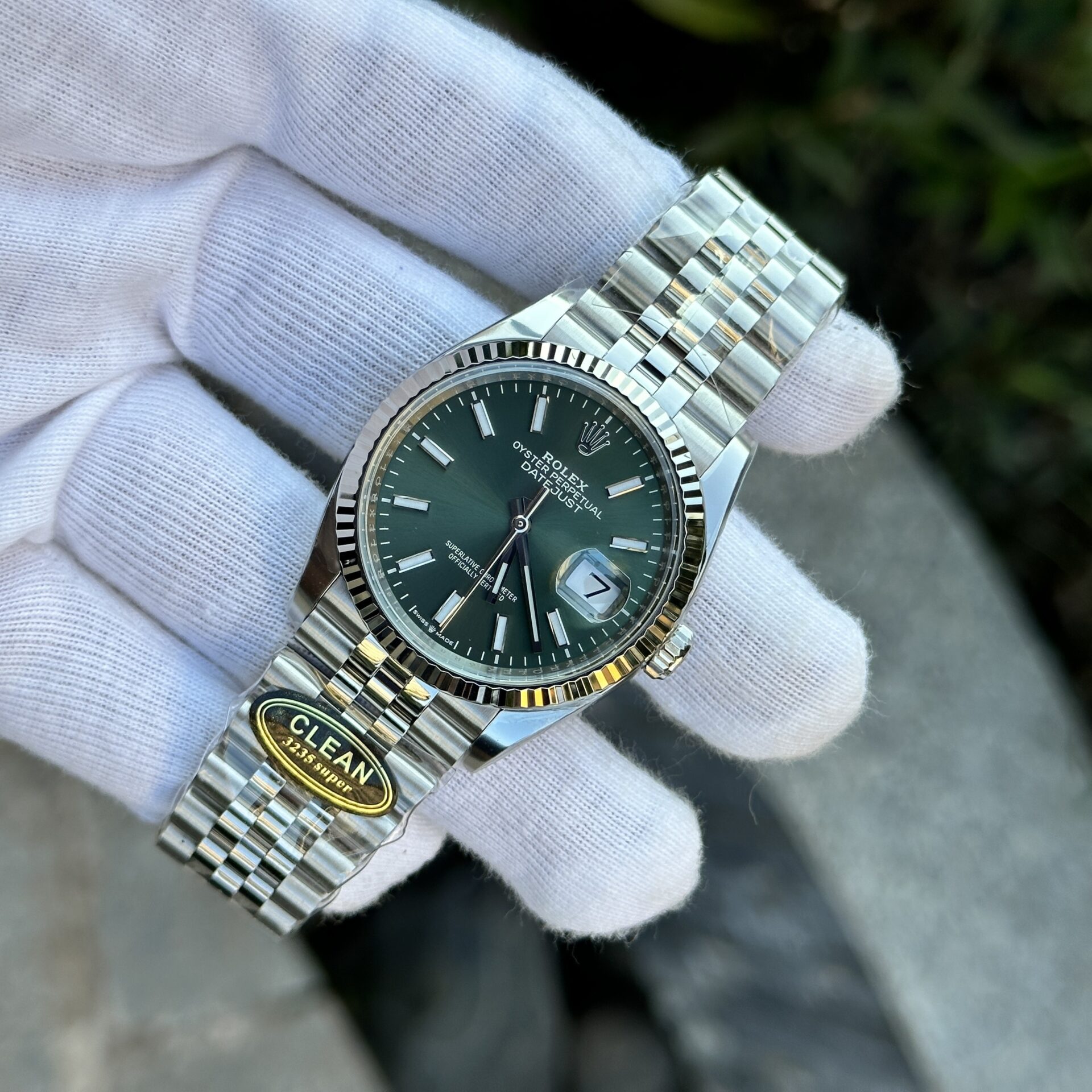 Rolex DateJust 126334 Green Dial Jubilee Strap Clean Factory 36mm - Elite Watch Atelier